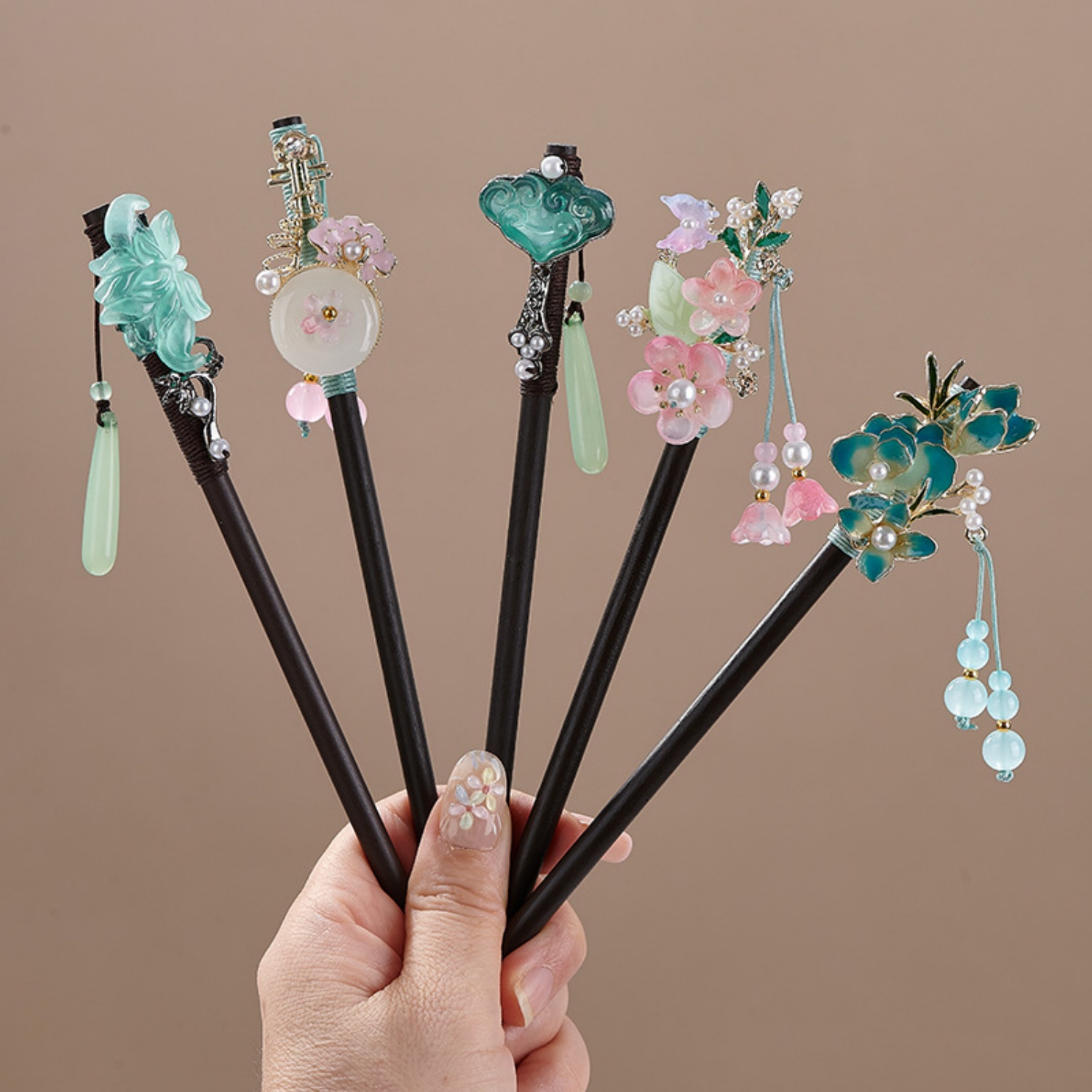 Women Accessories Wholesale - Vintage Flower Hairpin For Women Elegant