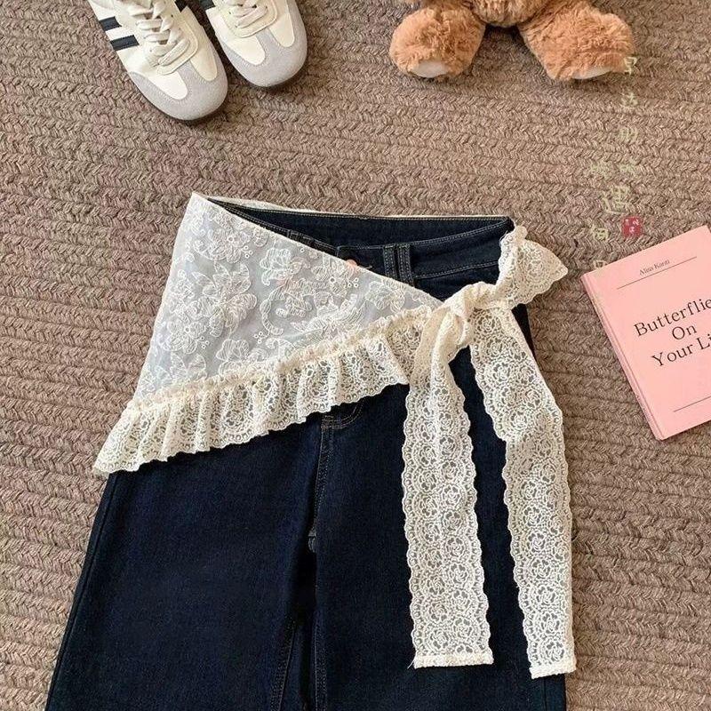 Women Accessories Photos - Boho Lace Triangle Bandana, Versatile Girls
