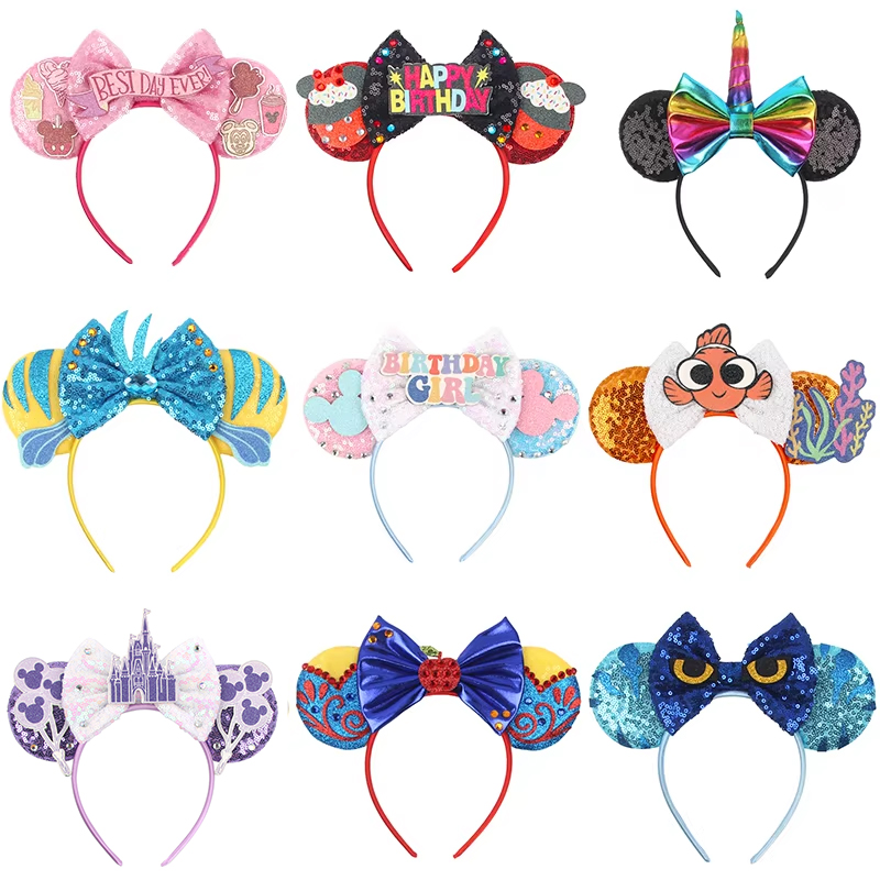 Women Accessories Wholesale China - Disney Wholesale Ears Headband Birthday Mickey