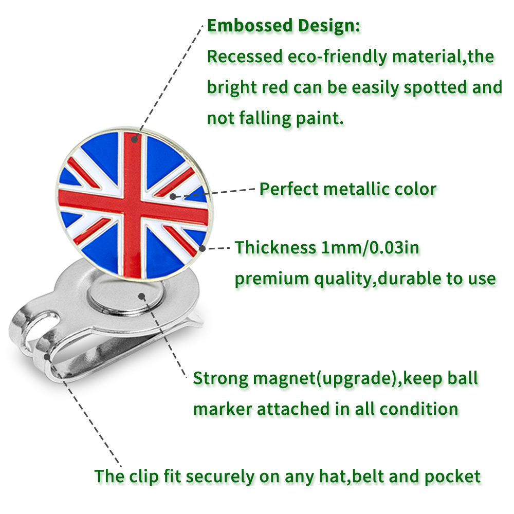 Caiton 4Pcs Golf Hat Clips Mag - огляд і ціна Women'S Accessories Uk