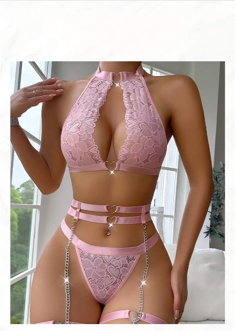 Sexy Lingerie Set Push Up Lace - огляд і ціна Woman Accessory