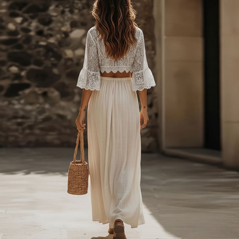 Womens Bohemian Lace Two Piece - огляд і ціна Women'S Vacation Accessories