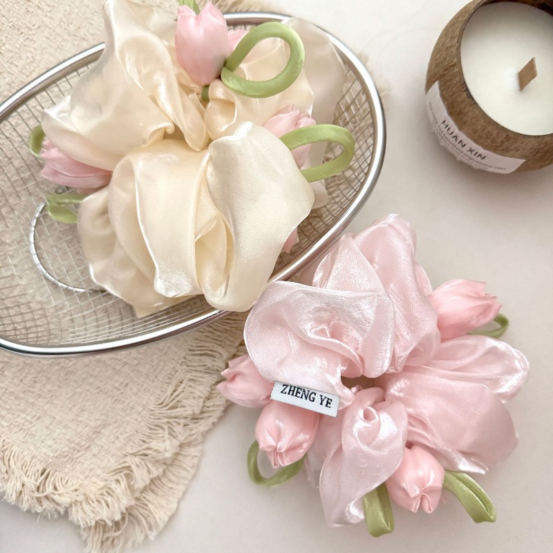 Korean Tulip Elastic Scrunchie - огляд і ціна Women Accessories Photos