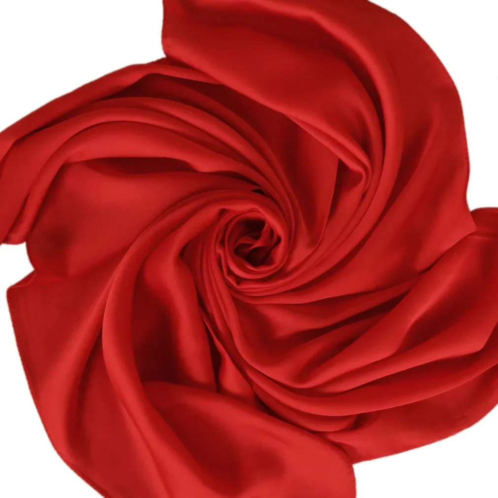 Satin Scarf Women 70cm Solid C - огляд і ціна Women Accessories Wholesale China