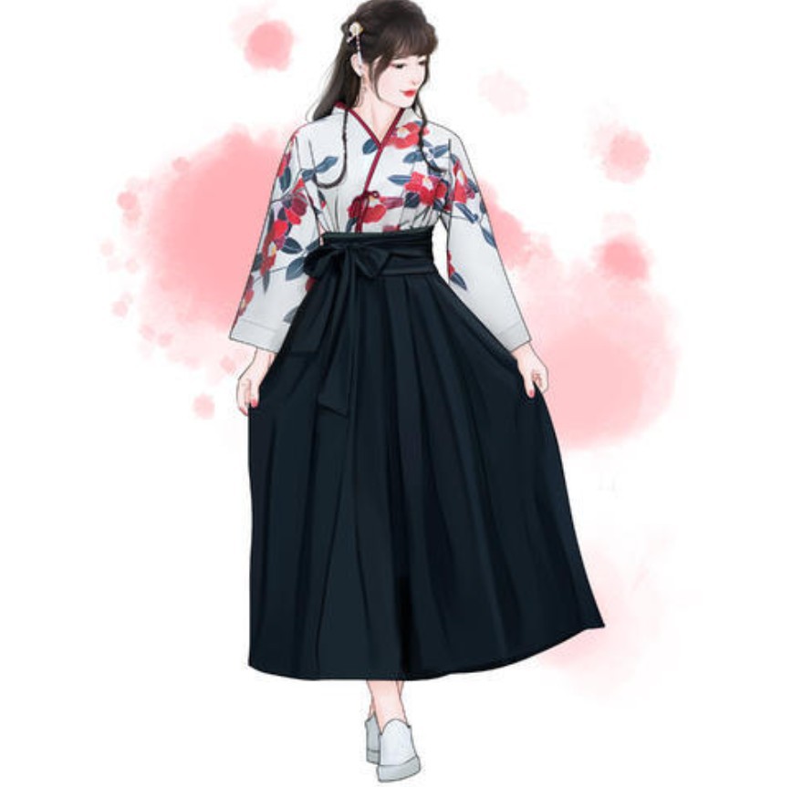 Kimono Sakura Girl Japanese St - огляд і ціна Women'S Kimono Accessories