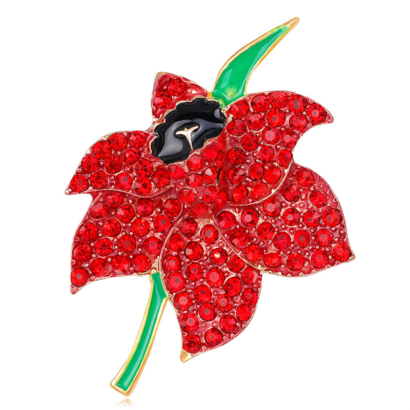 Zinc Alloy Poppy Brooch UK Pri - огляд і ціна Women'S Accessories Uk
