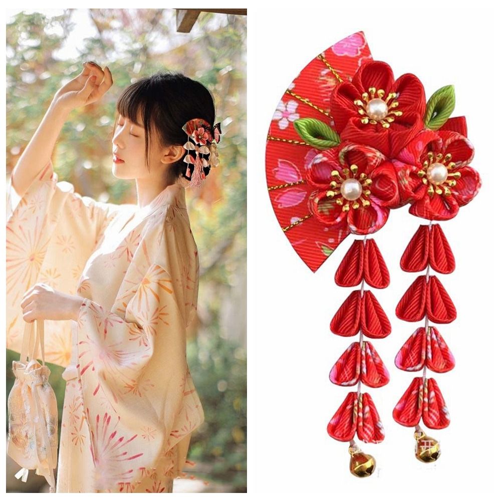 Tassels Tassel Fan Hairpin Flo - огляд і ціна Women'S Kimono Accessories