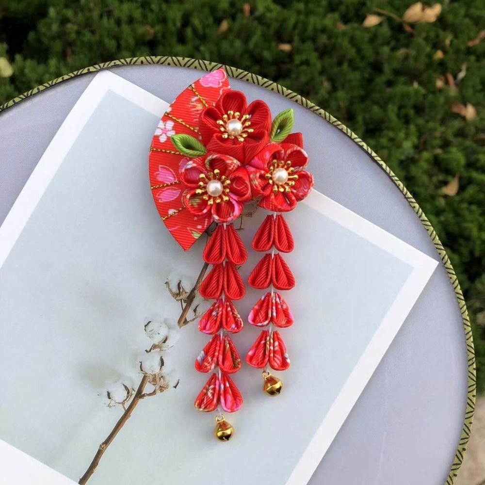 Tassels Tassel Fan Hairpin Flo - огляд і ціна Women'S Kimono Accessories
