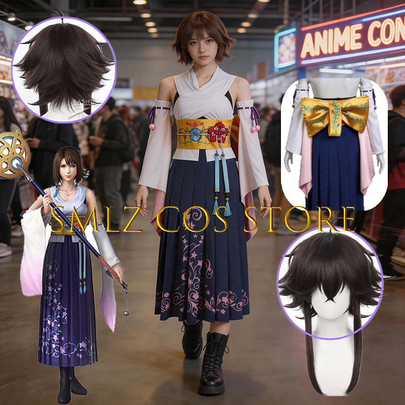 Smlz FFX Yuna Cosplay Anime FF - огляд і ціна Women'S Kimono Accessories