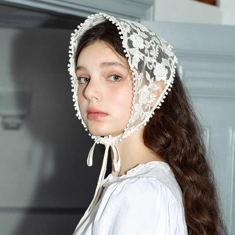 White Woven Floral Lace Hair S - огляд і ціна Women Accessories Photos