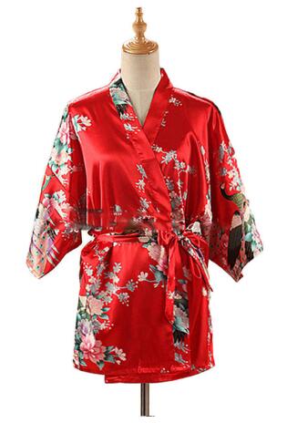 Lace Up Woman Peacock Print Ja - огляд і ціна Women'S Kimono Accessories