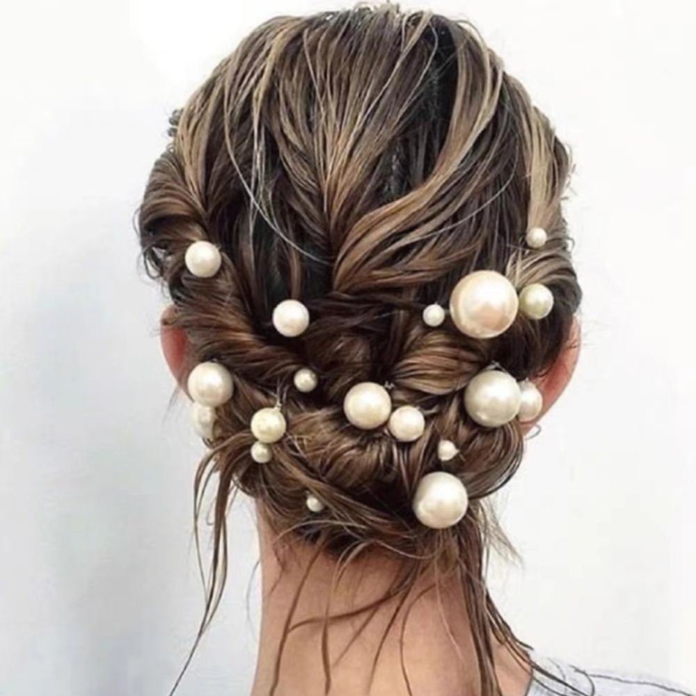 Pearl Crystal Hair Pins Comb S - огляд і ціна Women Accessories Wholesale