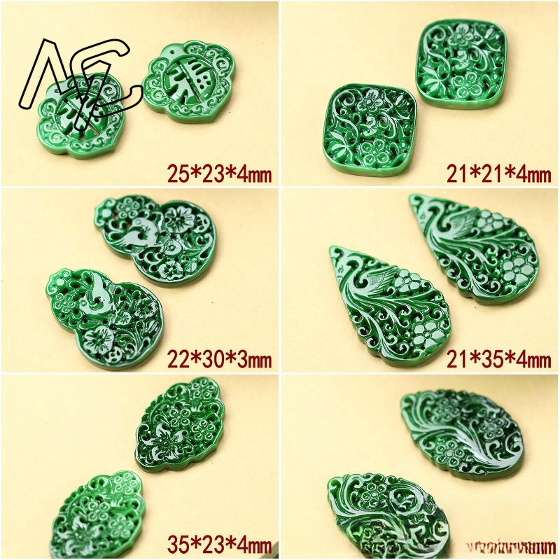 2pcs DIY Natural Dry Green Eme - огляд і ціна Women'S Accessories And Jewelry