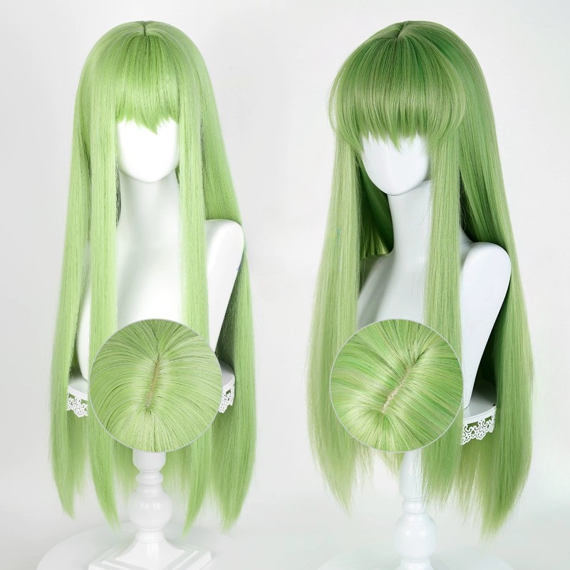 Anime CC Cosplay Green Wig Lon - огляд і ціна Women Accessories Wholesale