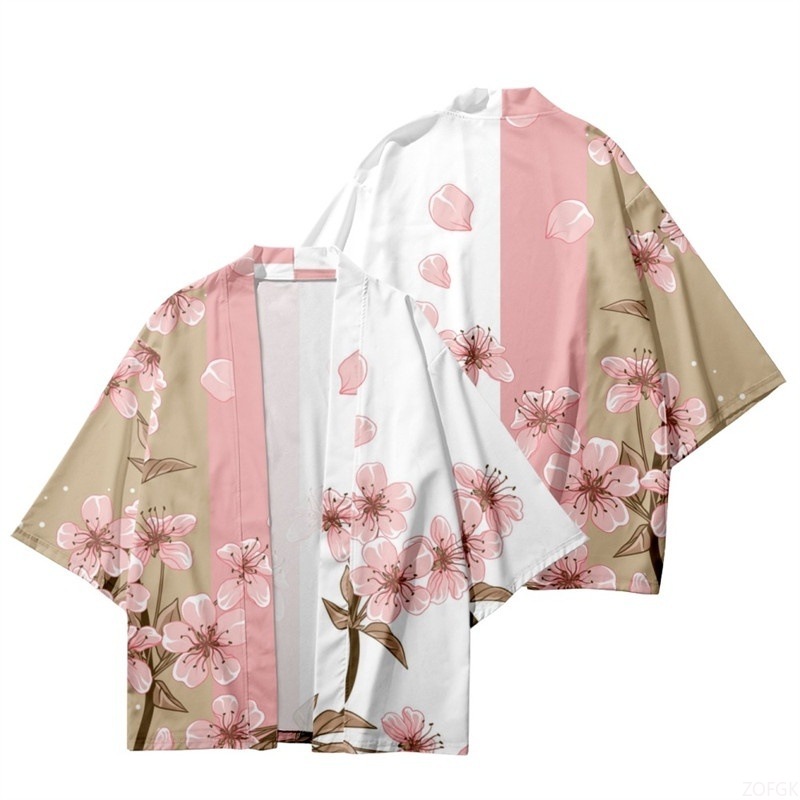Summer Women Flower Print Kimo - огляд і ціна Women'S Kimono Accessories