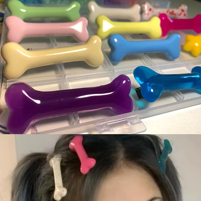 Colorful Bone Hair Clip Cute Y - огляд і ціна Women Accessories Wholesale China