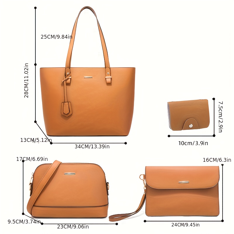 4pcs Fashion Women's Bag Sets  - огляд і ціна Women'S Accessories For Suit
