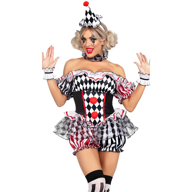 Women Clown Cosplay Costume Ci - огляд і ціна Women'S Vacation Accessories