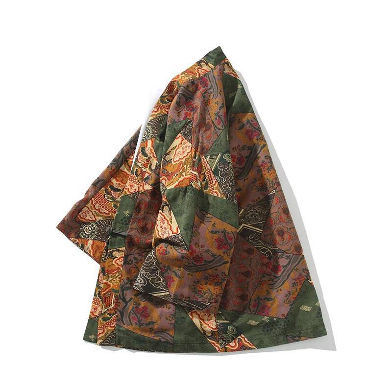 Ethnic Style Print Yukata Men  - огляд і ціна Women'S Kimono Accessories