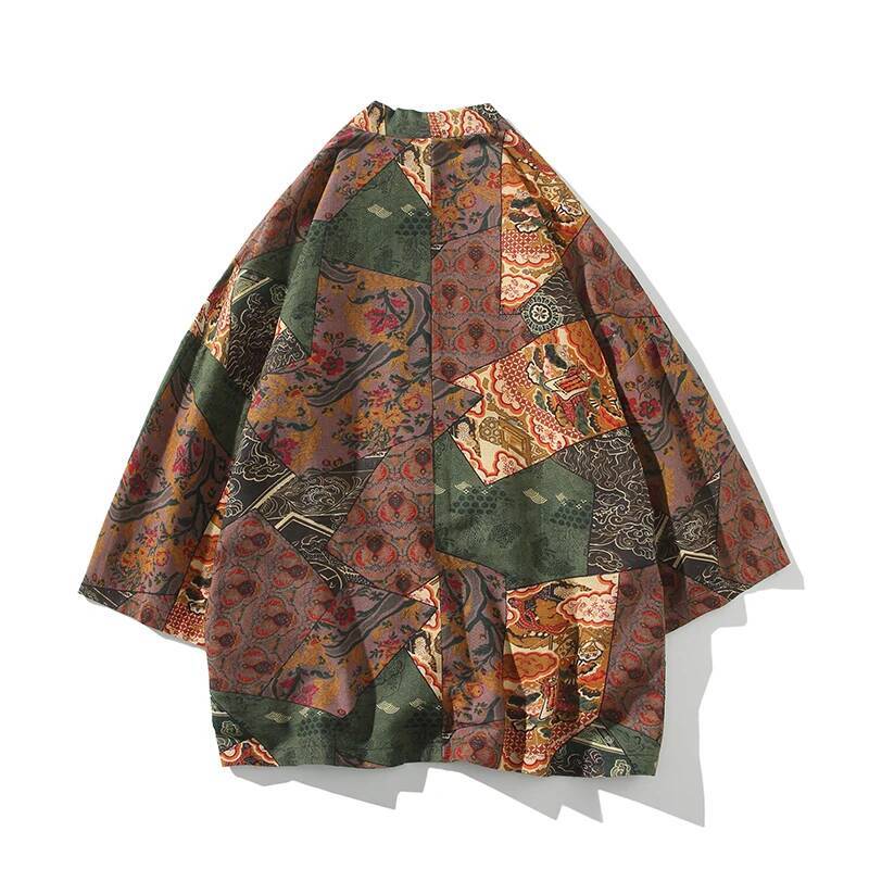 Ethnic Style Print Yukata Men  - огляд і ціна Women'S Kimono Accessories