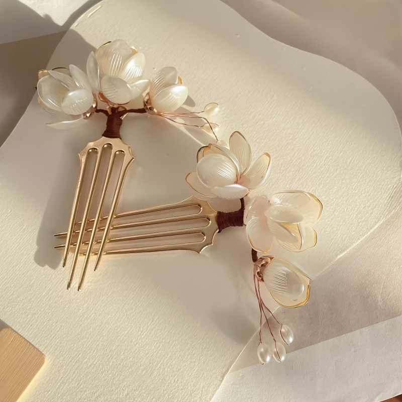 Chinese Style Shell Magnolia F - огляд і ціна Women Accessories Wholesale